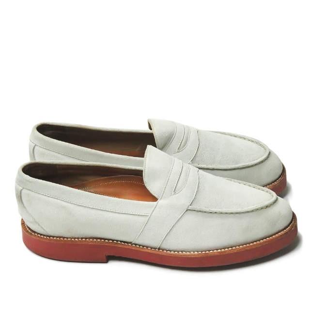 ユケテン YUKETEN 50's LOAFER スエードローファー US8D(26cm) ホワイト ブリックソール シューズ |  | 03