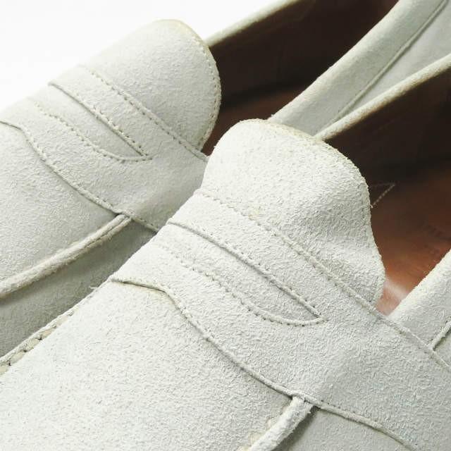 ユケテン YUKETEN 50's LOAFER スエードローファー US8D(26cm) ホワイト ブリックソール シューズ |  | 06