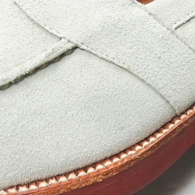 ユケテン YUKETEN 50's LOAFER スエードローファー US8D(26cm) ホワイト ブリックソール シューズ |  | 07