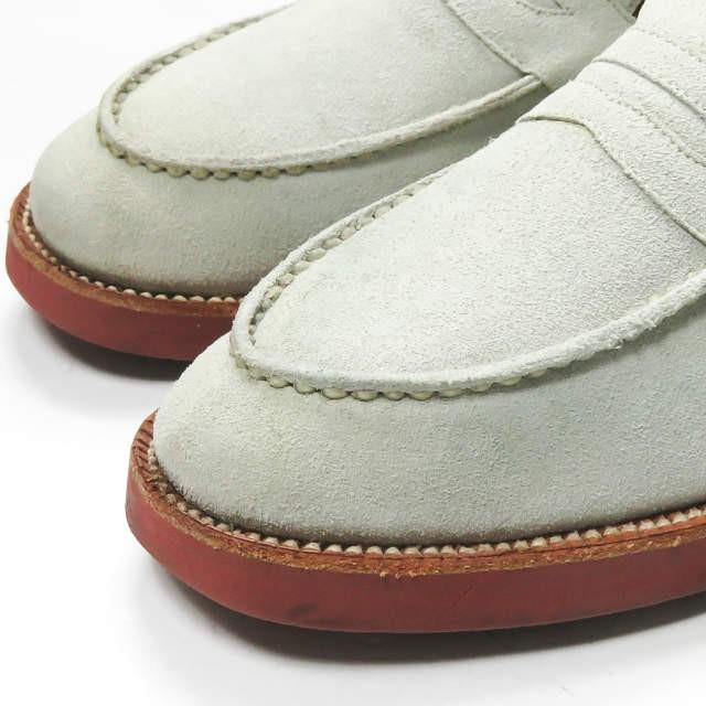 ユケテン YUKETEN 50's LOAFER スエードローファー US8D(26cm) ホワイト ブリックソール シューズ |  | 08