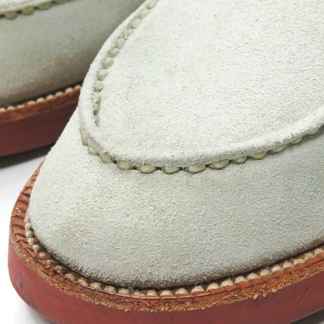 ユケテン YUKETEN 50's LOAFER スエードローファー US8D(26cm) ホワイト ブリックソール シューズ |  | 09