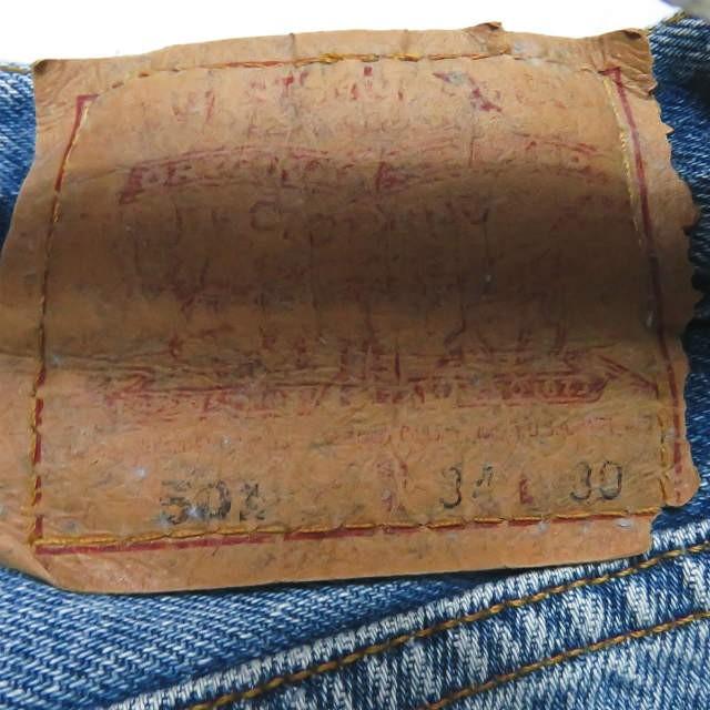 ウィッフル WIFFLE ベルト付き リメイクデニムパンツ 19-SWFFDS-001 L ブルー LEVI'S リーバイス ボトムス |  | 08