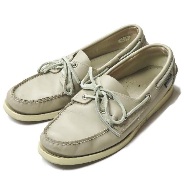 セバゴ SEBAGO DOCKSIDES ドッグサイド レザーデッキシューズ US8(26cm) グレー モカシン シューズ | 