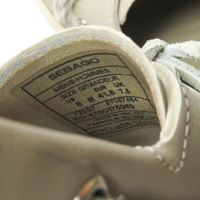 セバゴ SEBAGO DOCKSIDES ドッグサイド レザーデッキシューズ US8(26cm) グレー モカシン シューズ |  | 12