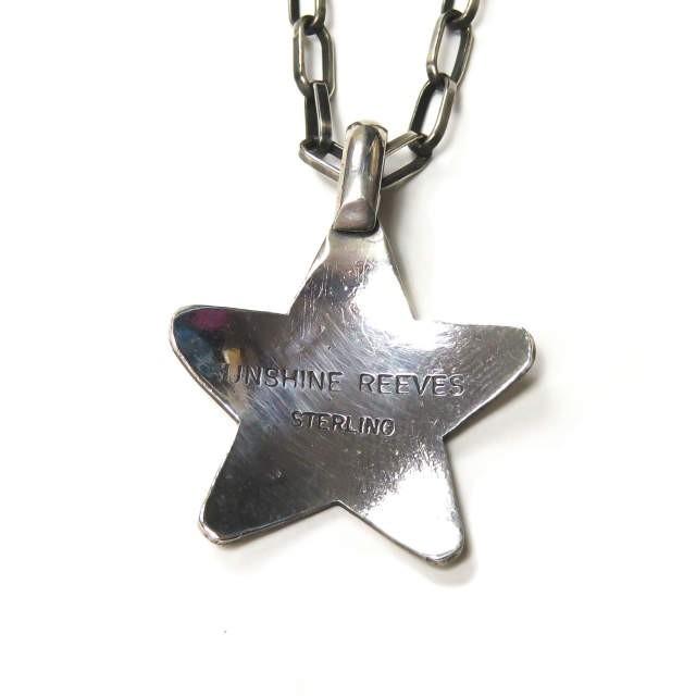 サンシャインリーブス SUNSHINE REEVES シルバースターチェーンネックレス シルバー 星 インディアンジュエリー ナバホ族 スターリングシルバー |  | 01