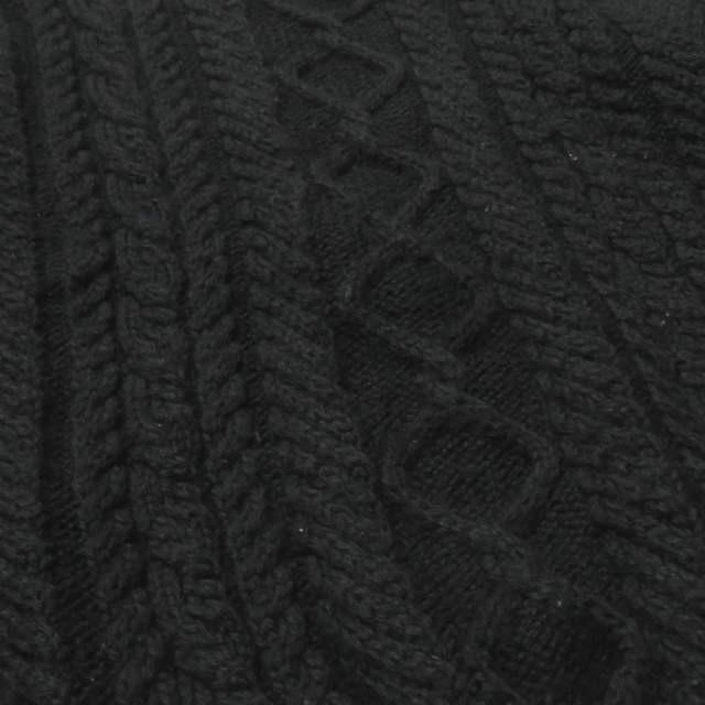 ガンジーウーレンズ GUERNSEY WOOLLENS 18AW イギリス製 Big Aran Crew ビッグアランクルーネックニット 44 ブラック セーター ケーブル フィッシャーマン |  | 06