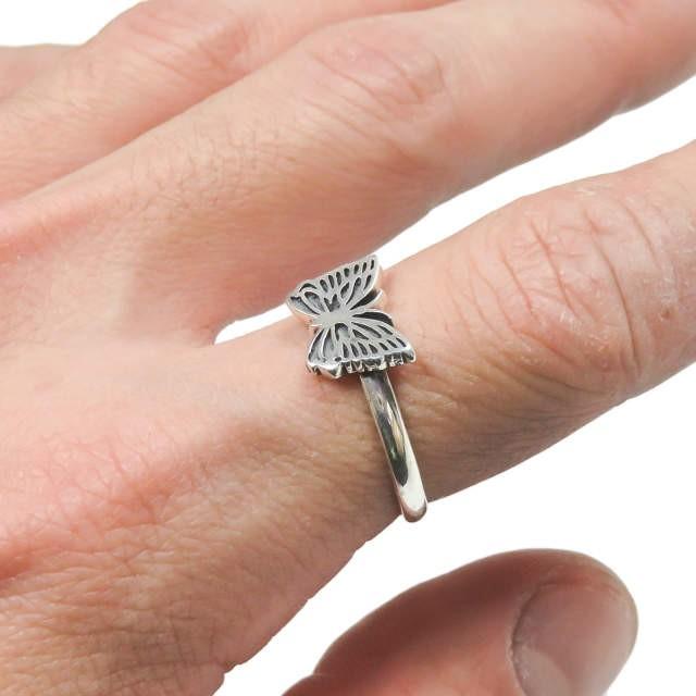 ニードルス Needles 20SS Ring 925 Silver Papillon パピヨンリング 21号 シルバー 指輪 蝶々 アクセサリー