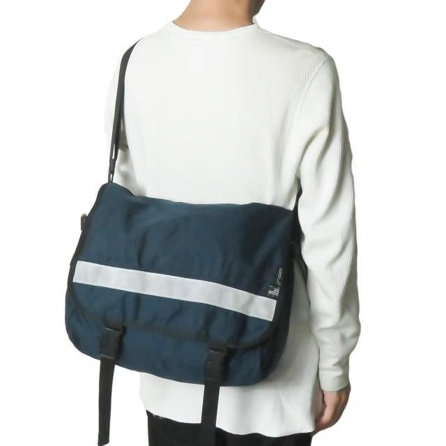 ビービーシー BBC Big Bag Company アメリカ製 リフレクターナイロンショルダーバッグ ネイビー カバン |  | 02