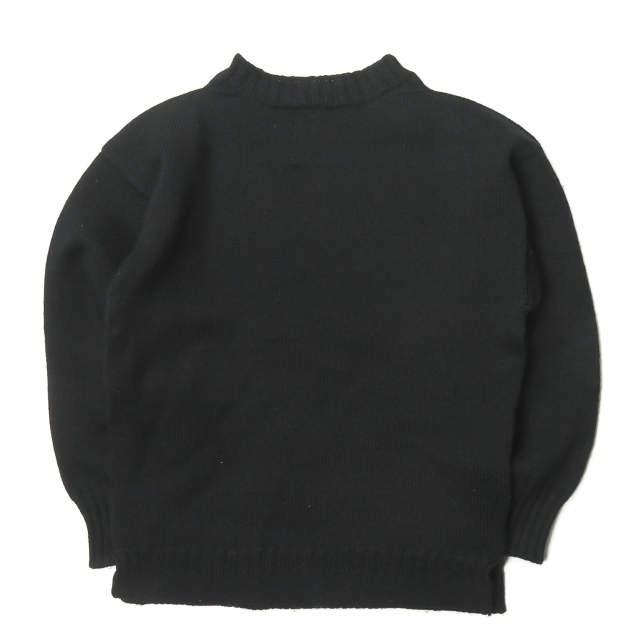 ガンジーウーレンズ GUERNSEY WOOLLENS イギリス製 ガンジーセーター 17AW03 36 ブラック セーター 長袖 ウール ハイネック トップス |  | 01