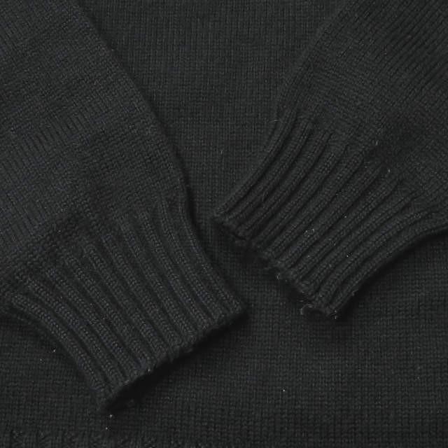 ガンジーウーレンズ GUERNSEY WOOLLENS イギリス製 ガンジーセーター 17AW03 36 ブラック セーター 長袖 ウール ハイネック トップス |  | 04
