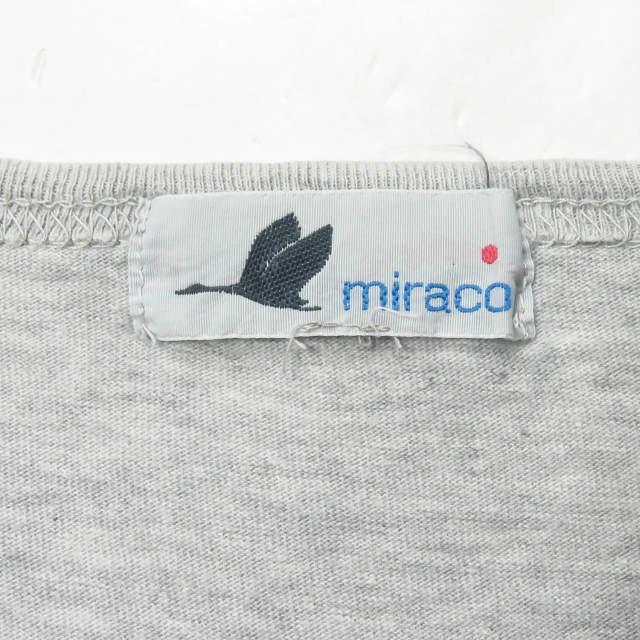 ミラコ miraco 日本製 ARMY OF ME プリントTシャツ フリー グレー 半袖 刺繍 レディース トップス |  | 02