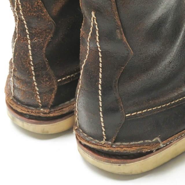 ユケテン YUKETEN アメリカ製 MAINE GUIDE BOOTS DB 7ホールレースアップブーツ US8.5D(26.5cm) ダークブラウン メインガイド シューズ |  | 10