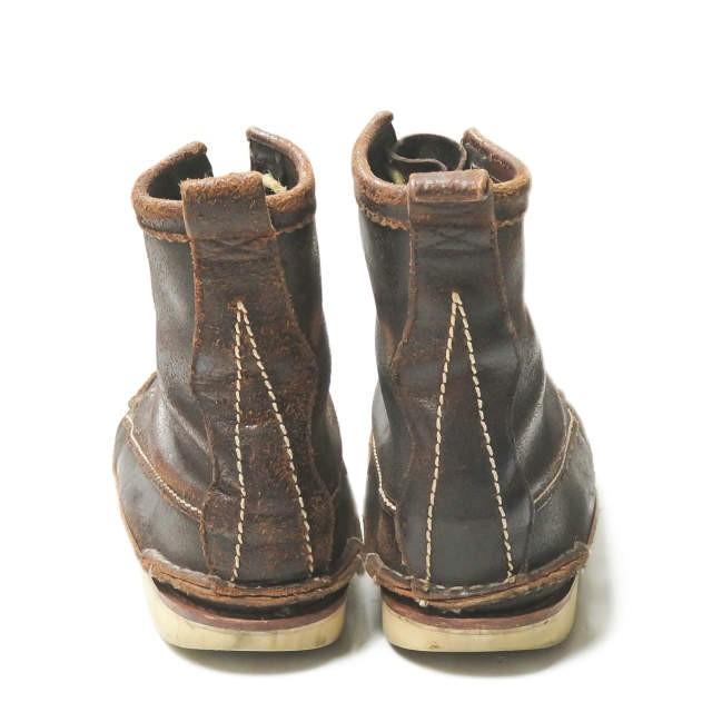 ユケテン YUKETEN アメリカ製 MAINE GUIDE BOOTS DB 7ホールレースアップブーツ US8.5D(26.5cm) ダークブラウン メインガイド シューズ |  | 03