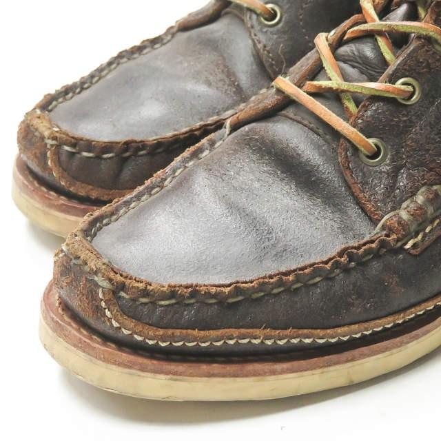 ユケテン YUKETEN アメリカ製 MAINE GUIDE BOOTS DB 7ホールレースアップブーツ US8.5D(26.5cm) ダークブラウン メインガイド シューズ |  | 04