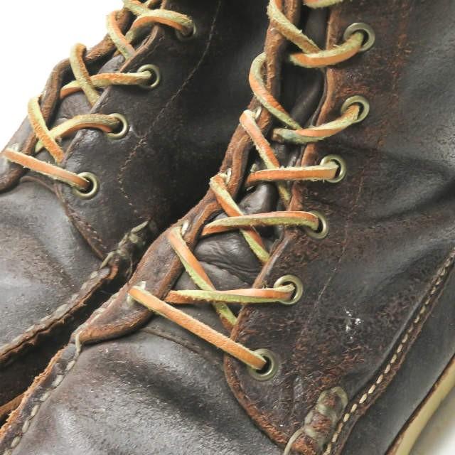 ユケテン YUKETEN アメリカ製 MAINE GUIDE BOOTS DB 7ホールレースアップブーツ US8.5D(26.5cm) ダークブラウン メインガイド シューズ |  | 07