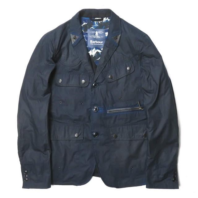 Barbour WhiteMountaineeringワックスラペルジャケット-