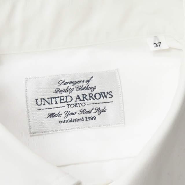 新品タグ付き　UNITED ARROWS 半袖シャツ ホワイト W/R オックス ボタンダウン 半袖 シャツ