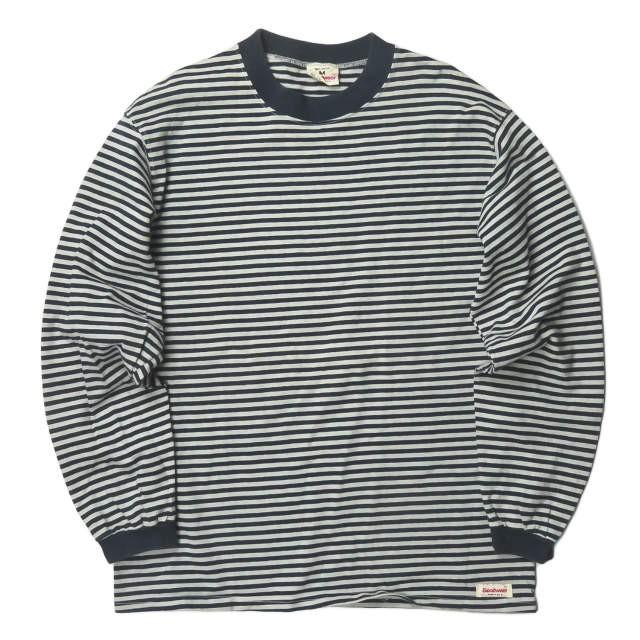 人気提案 グッドウエアtシャツ ボーダー クールネック econet.bi
