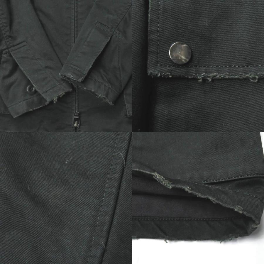 ブラック ミリタリージャケット wjk ダブルジェイケイ 日本製 M-65 ミリタリージャケット 254