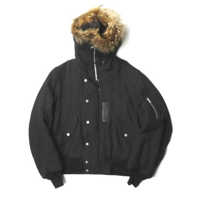 The Letters ザ・レターズ 16AW Cutting Hooded Flight Jacket N-2B 