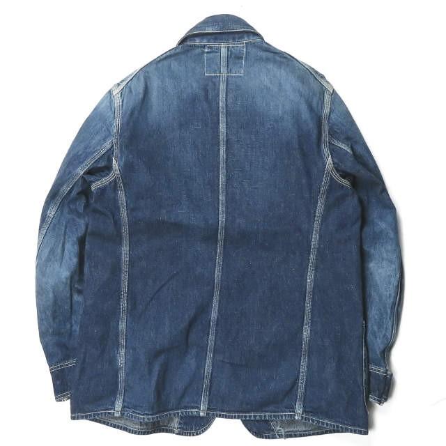 ヘラーズカフェ ビームス Heller's cafe x BEAMS 17AW オーダー会限定 1930's Iron alls Denim Coverall アイアンオールズデニムカバーオール 38 |  | 01