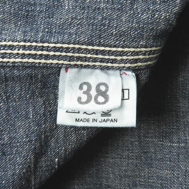 ヘラーズカフェ ビームス Heller's cafe x BEAMS 17AW オーダー会限定 1930's Iron alls Denim Coverall アイアンオールズデニムカバーオール 38 |  | 10