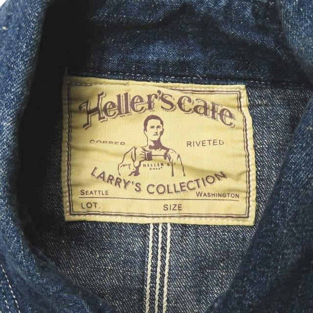 ヘラーズカフェ ビームス Heller's cafe x BEAMS 17AW オーダー会限定 1930's Iron alls Denim Coverall アイアンオールズデニムカバーオール 38 |  | 02