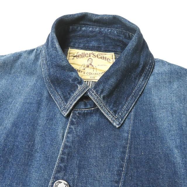 ヘラーズカフェ ビームス Heller's cafe x BEAMS 17AW オーダー会限定 1930's Iron alls Denim Coverall アイアンオールズデニムカバーオール 38 |  | 04