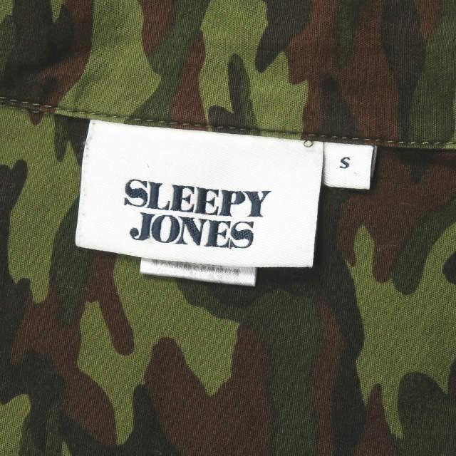 スリーピージョーンズ SLEEPY JONES ポーランド製 カモフラージュ柄 パジャマシャツ 11-11-1351-477 S グリーン 長袖 迷彩 コットン トップス |  | 02