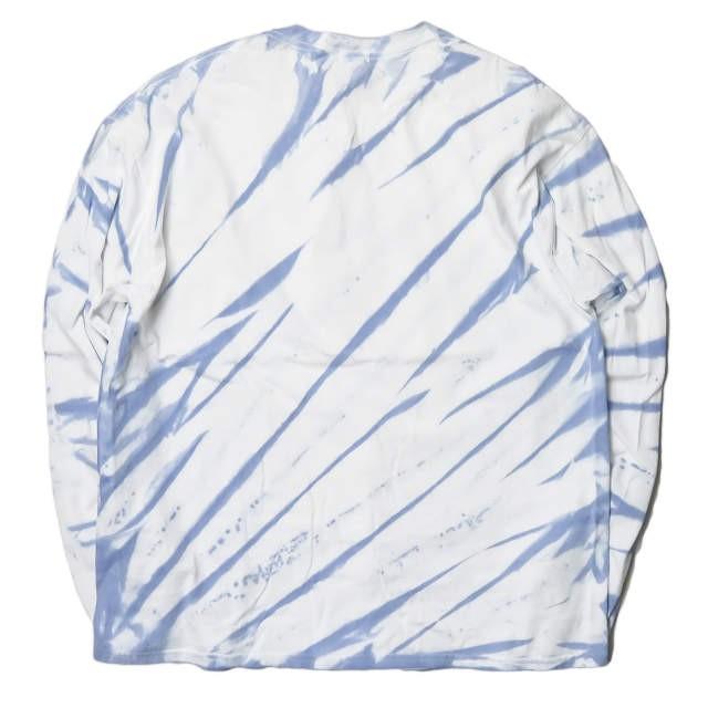 ウィッフル WIFFLE 20SS TIE DYE ロングTシャツ 20070464721010 L ホワイト/ブルー 長袖 ロングスリーブ タイダイ トップス |  | 01