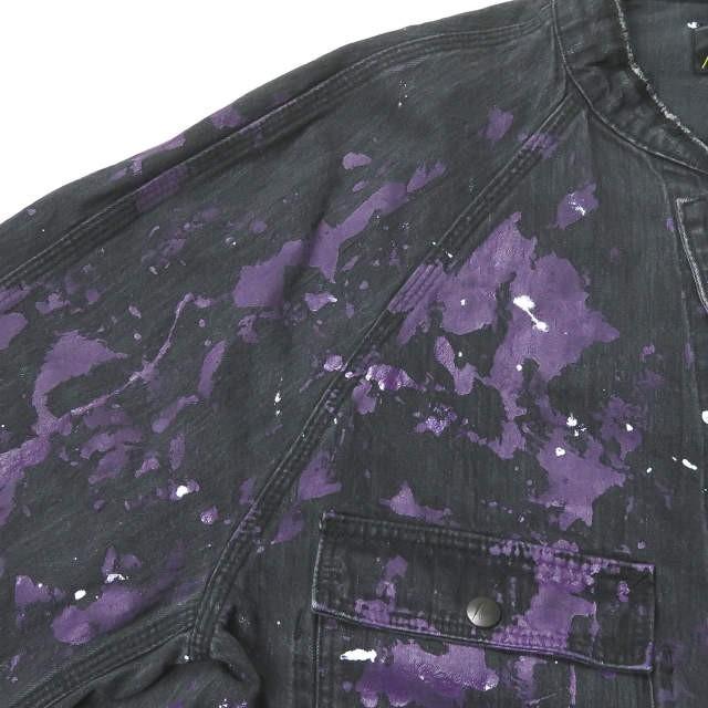 【爆売り！】 日本製 19AW Needles ニードルス Chore Paint / Denim 10oz Coat Jacket Outer