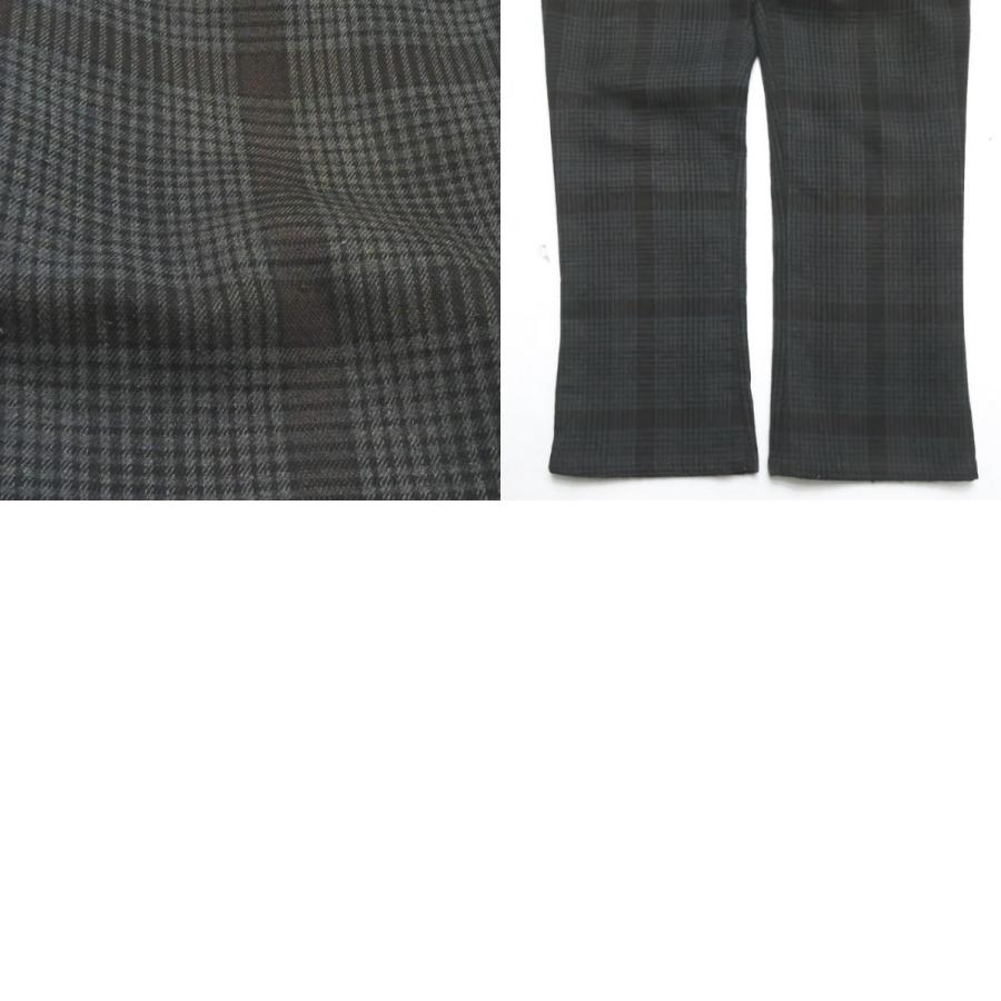 HURRAY HURRAY フレイフレイ フレーフレー 日本製 Check Flare Pants 1タックチェックフレアパンツ H1428 1 グレー ボトムス ☆☆mc62733 |  | 09