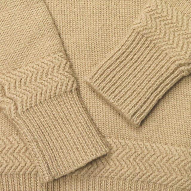 オナーギャザリング Honor gathering soft merino wool yarn mock neck