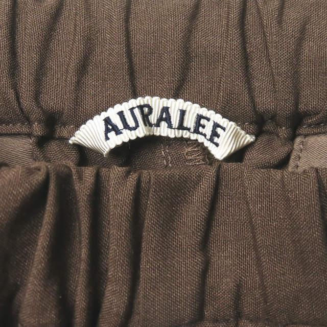 オーラリー AURALEE 日本製 WOOL SILK TROPICAL EASY SLACKS オーラリー AURALEE 日本製 WOOL SILK TROPICAL EASY SLACKS