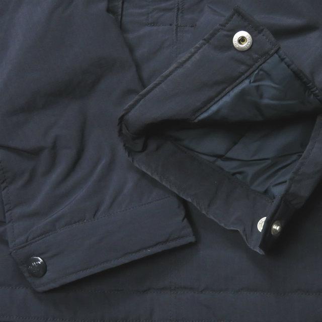 ネセサリーオアアンネセサリー Necessary or unnecessary 日本製 VELO HOODED 中綿アノラックパーカー 90011203 3(L) ネイビー ナイロン プルオーバー |  | 05