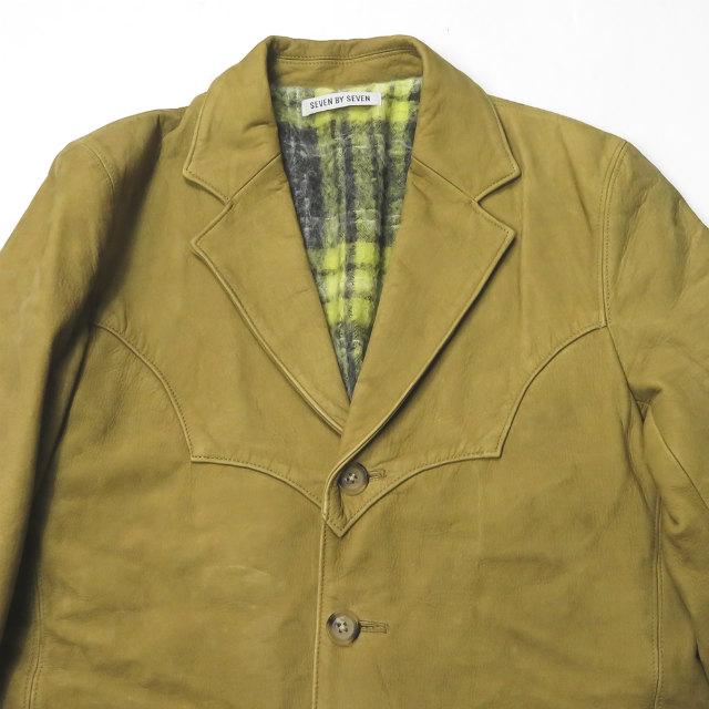 7x7 seven by seven セブンバイセブン 18AW Western Leather Jacket ウエスタンレザージャケット 822008 カウハイド ヌバック ☆☆mc62841 |  | 04