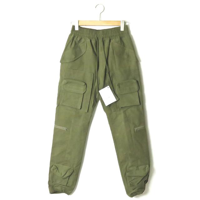 レディメイド READYMADE 19AW 日本製 FIELD PANTS フィールドパンツ 1 カーキ リメイク US SRMY テント カーゴ ボトムス | 
