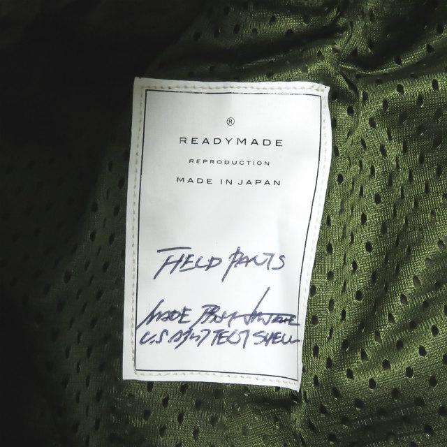 レディメイド READYMADE 19AW 日本製 FIELD PANTS フィールドパンツ 1 カーキ リメイク US SRMY テント カーゴ ボトムス |  | 02