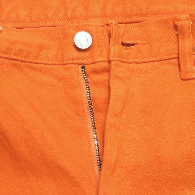 NEON SIGN ネオンサイン 18AW 日本製 PENCIL DENIM DYED (ORG) スキニーデニムパンツ Number.0947 48 オレンジ 5ポケット ☆☆mc62917 |  | 03