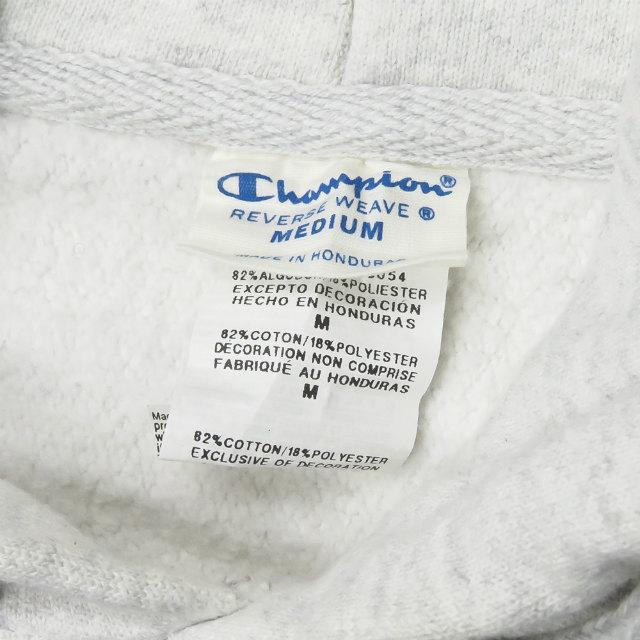 ザ ファブリック チャンピオン THE FABRIC x Champion 別注 ONES HOODIE リバースウィーブ スウェットプルオーバーパーカー M グレー THE UNION |  | 02