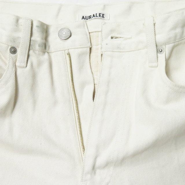 オーラリー AURALEE 20SS 日本製 HARD TWIST DENIM 5P PANTS