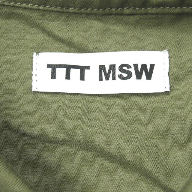 TTT_MSW ミリタリーブルゾン ティー モダンストリートウェア TTT_MSW 20SS 日本製 Military