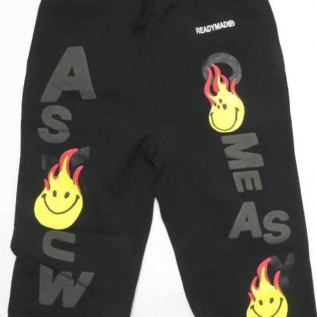 レディメイド READYMADE 20SS 日本製 SWEAT PANTS スウェットパンツ RE-CO-BK-00-00-107 S ブラック SMILE スマイル イージー ボトムス |  | 04