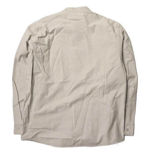 ムジ 無印良品 MUJI 18SS オックススタンドカラーシャツ 853260-317 XL ベージュ 長袖 バンド トップス |  | 01
