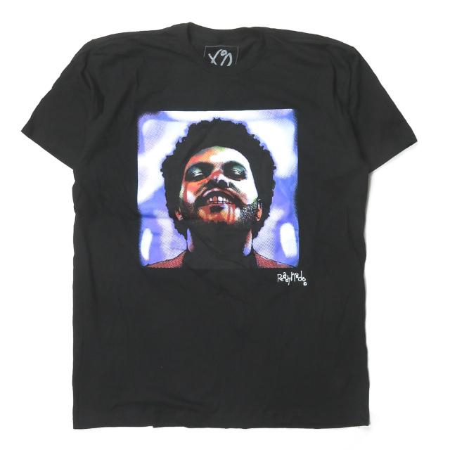 レディメイド ザ・ウィークエンド READYMADE x The Weeknd 20SS 別注 After Hours T-shirt グラフィックプリントTシャツ L ブラック 半袖 トップス | 