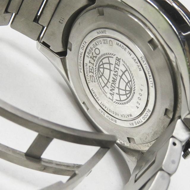 セイコー SEIKO SBDB005 PROSPEX LANDMASTER SPRING DRIVE プロスペックス ランドマスター スプリングドライブ シルバー ブラック文字盤 腕時計 自動巻き |  | 06
