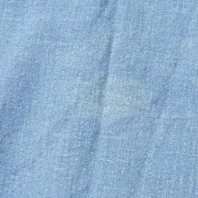 ネセサリーオアアンネセサリー Necessary or unnecessary 日本製 コットンリネン シャンブレーショートスリーブシャツ 90011160 L ブルー NOUN マンボラマ |  | 06