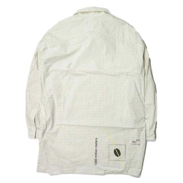 PORTVEL ポートヴェル 20SS PULLOVER SHIRT シャーリングチェックロングプルオーバーシャツ 510306 3 長袖 ドローストリング  ☆☆mc63381 |  | 01