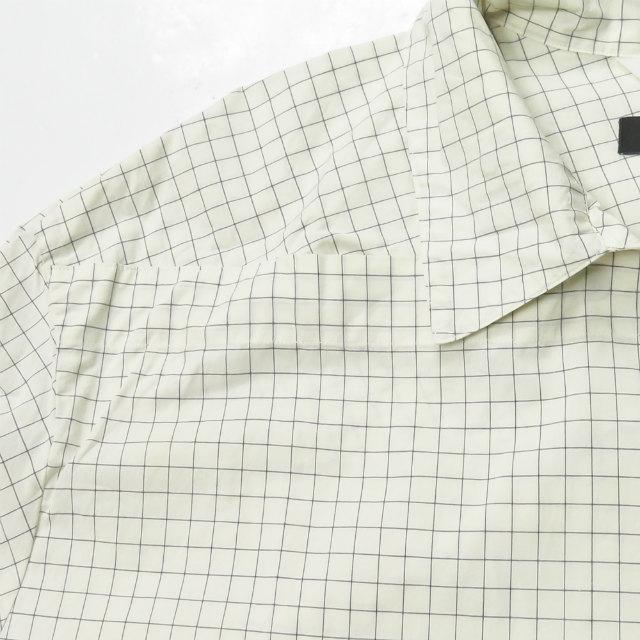 PORTVEL ポートヴェル 20SS PULLOVER SHIRT シャーリングチェックロングプルオーバーシャツ 510306 3 長袖 ドローストリング  ☆☆mc63381 |  | 05