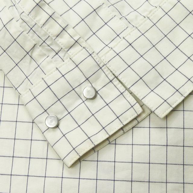 PORTVEL ポートヴェル 20SS PULLOVER SHIRT シャーリングチェックロングプルオーバーシャツ 510306 3 長袖 ドローストリング  ☆☆mc63381 |  | 07